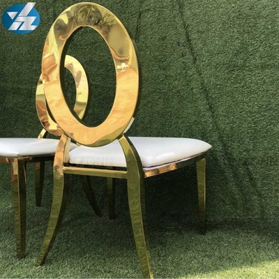 ফাঁপা পিছনে গোলাকার সোনার ঘটনা চেয়ার munufacturer