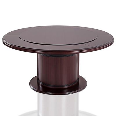 অ্যাপার্টমেন্ট হোটেলের জন্য টেলিস্কোপিক রিভলভিং রাউন্ড ফোল্ডিং আয়তক্ষেত্রাকার ডাইনিং টেবিল 8 আসন