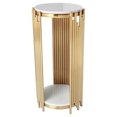 ভালো দাম স্টেইনলেস স্টীল 60cm উচ্চতা সাইড সোফা টেবিল লিভিং রুম সেট অনলাইন