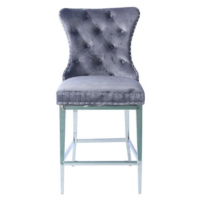 ভালো দাম কার্ভ রেস্তোরাঁ বার চেয়ার ভেলভেট কভার ফিতে পিঠ সঙ্গে আরামদায়ক আসন অনলাইন