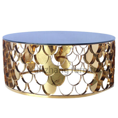 ভালো দাম অ্যাডভান্সড স্কেল কফি টেবিল, টেম্পারড মিরর গ্লাস সহ কফি সেন্টার টেবিল অনলাইন