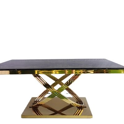 ভালো দাম 60 ইঞ্চি প্রশস্ত সাদা ডাইনিং টেবিল 100 পাউন্ড ওজন মার্বেল উপাদান অনলাইন