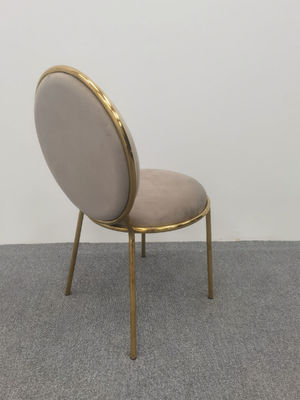 ব্রাউন বেসমেট ডাইনিং চেয়ার বৃত্তাকার পিছনের চেয়ার সস্তা বৃত্তাকার ডাইনিং টেবিল এবং চেয়ার