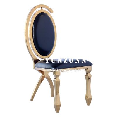 ভালো দাম দুবাই বিলাসবহুল হোটেল আসবাবপত্র সস্তা পাইকারি স্বর্ণ স্টেইনলেস স্টীল ভোজের জন্য ইভেন্ট পার্টির জন্য বিবাহের চেয়ার অনলাইন