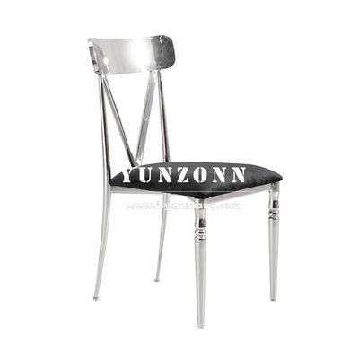 ভালো দাম হাই ব্যাক কালো Tufted বেসমেট ডাইনিং চেয়ার স্টেইনলেস স্টীল পা হোটেল ইভেন্ট ডাইনিং রুম এস এস আসবাবপত্র চেয়ার অনলাইন