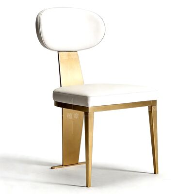 ভালো দাম গোল্ডেন স্টেইনলেস স্টীল বিবাহ ডাইনিং চেয়ার ফ্যাব্রিক সিন্থেটিক চামড়া আসবাবপত্র ডাইনিং রেস্টুরেন্ট চেয়ার অনলাইন