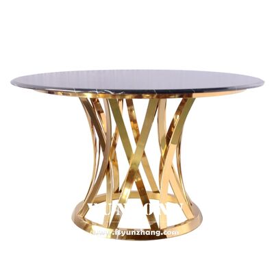 ভালো দাম ক্লাসিক আধুনিক গোলাকার ডাইনিং টেবিল ভারী বেস টেম্পারেড গ্লাস & মার্বেল সঙ্গে রান্নাঘর লিভিং রুম পারিবারিক হোটেলে বহিরঙ্গন ব্যবহারের জন্য অনলাইন
