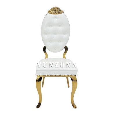 ভালো দাম বিবাহ অনুষ্ঠানের জন্য আমেরিকান জনপ্রিয় পাইকারি আধুনিক মেটাল হোটেল ব্যাঙ্কোয়েট স্টেইনলেস স্টিল চেয়ার অনলাইন