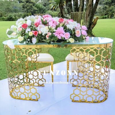 ভালো দাম হট সেল লাক্সারি ওভাল টেবিল আধুনিক স্টেইনলেস স্টিল হলো ডিজাইন ডাইনিং আউটডোর হোটেল এবং কিচেন ওয়েডিং ব্যবহারের জন্য অনলাইন