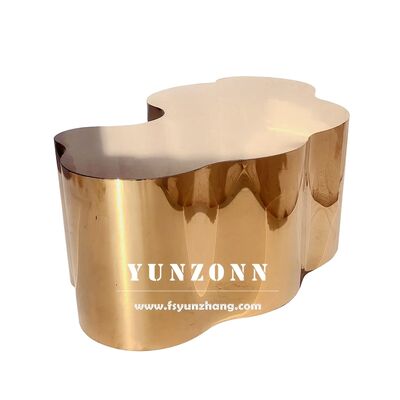 ভালো দাম আধুনিক স্টেইনলেস স্টীল সোনার কফি টেবিল ট্রি ট্রাঙ্ক স্টাইল হোটেল ডাইনিং বেডরুম ব্যবহারের জন্য লিভিং রুম আসবাবপত্র অনলাইন