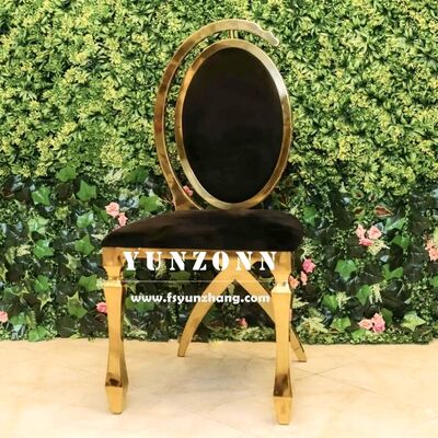 ভালো দাম আধুনিক ডিজাইনের ধাতব ডাইনিং চেয়ার ইস্পাত উপাদান ডাইনিং রুমের জন্য হোম আসবাবপত্র এবং বিবাহ এবং হলের জন্য হোটেল অনলাইন