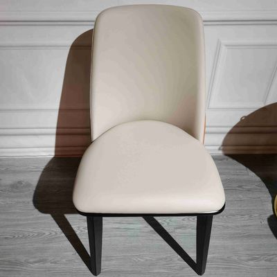 ভালো দাম হোম সলিড উড হাই এন্ড আধুনিক ডাইনিং চেয়ার লেদার ব্যাকরেস্ট প্যাডেড ডাইনিং রুমের চেয়ার অনলাইন